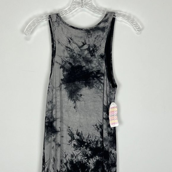 Evereve Peyton Jensen Womens Maya Gray Sleeveless Midi Dress Tie Dye size XS - Picture 9 of 15